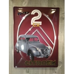 plaque métal déco 2cv citroen publicitaire