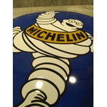 plaque émaillée rétro vintage michelin