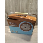 boite métal alimentaire radio poste vintage