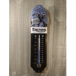 thermomètre métal déco moto triumph vintage