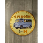 plaque émaillée publicitaire vintage rétro citroen type h