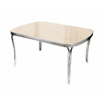 table à manger de diner to-27 antique-white