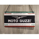 plaque métal à suspendre déco moto guzzi rétro vintage