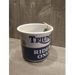 mug émaillé moto triumph rétro vintage