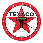 horloge publicitaire texaco rétro vintage