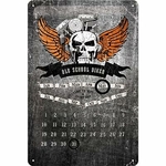 calendrier-metal-old-school-biker