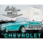 plaque vintage chevy-bel-air