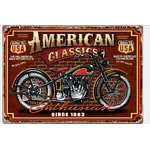 plaque déco américan classic moto rétro vintage