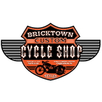plaque déco cycle shop moto rétro vintage