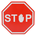panneau déco stop