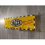accroche clé émaillé yacco vintage