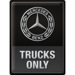 plaque mercedes trucks only