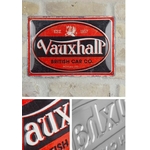 plaque déco vauxhall rétro vintage publicitaire