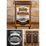 boite hermétique harley davidson publicitaire