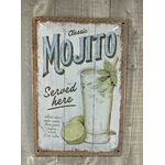 plaque publicitaire déco mojito