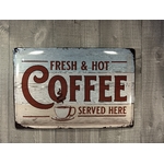 plaque déco coffee rétro vintage