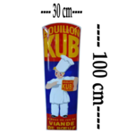 Plaque émaillée Bouillon KUB - 83 cm - Au temps qui passe