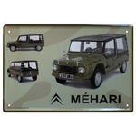 plaque-metal-bombee-la-citroen-mehari-verte-3-vues-30-x-20-cm