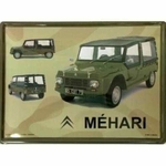 plaque déco publicitaire citroen méhari