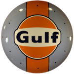 plaque émaillée gulf racing
