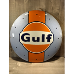 plaque émaillée publicitaire gulf