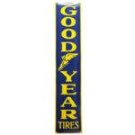 plaque émaillée Goodyear 60x20 cm
