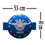 horloge murale émaillée Daf service