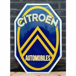 plaque émaillée publicitaire citroen vintage