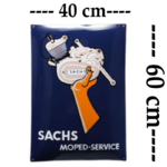 plaque émaillée Sachs moped service