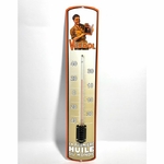 thermomètre émaillé huile veedol