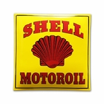 plaque émaillée déco publicitaire shell