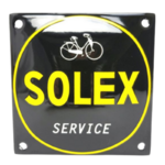 plaque émaillée logo solex service