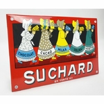plaque émaillée chocolat Suchard 20x30 cm