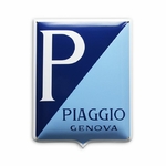 plaque émaillée scooter piaggio gênes