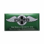 plaque émaillée morgan motor company