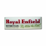 plaque émaillée royal enfield motos