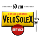 plaque émaillée embossée velosolex service