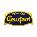plaque émaillée peugeot automobiles rétro vintage