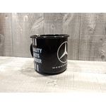 tasse émaillée mercedes truck vintage