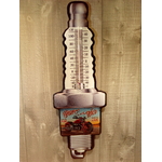 thermomètre métal déco américaine  moto