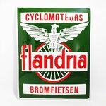 plaque émaillée cyclomoteurs flandria