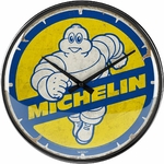 horloge murale publicitaire bibendum michelin