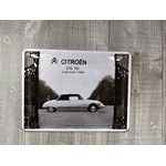 plaque métal publicitaire citroen ds19 cabriolet rétro