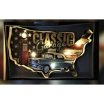enseigne lumineuse murale classic garage