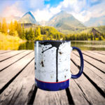 Mug céramique huile elf collection