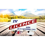 accroche-clés publicitaire licence IV vintage