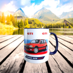 mug céramique publicitaire peugeot 205 gti