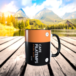 mug céramique publicitaire pile duracell