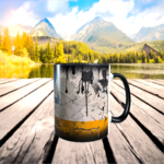 mug rétro vintage valvoline huile