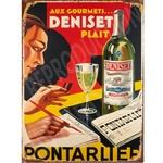 plaque déco publicitaire pastis deniset